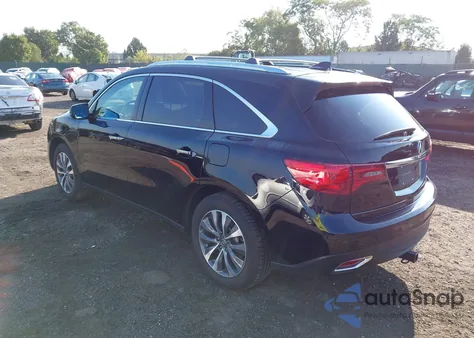 2016 Acura Mdx Technology Acurawatch Plus Packages/Technology Package из США, поврежденный, VIN 5FRYD4H48GB053898
